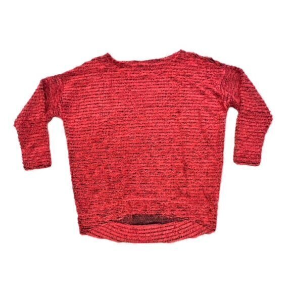 Jones‎ New York PINK Mohair Fuzzy Pull Over Sweater Size Medium Long Sleeve Soft - Picture 7 of 14